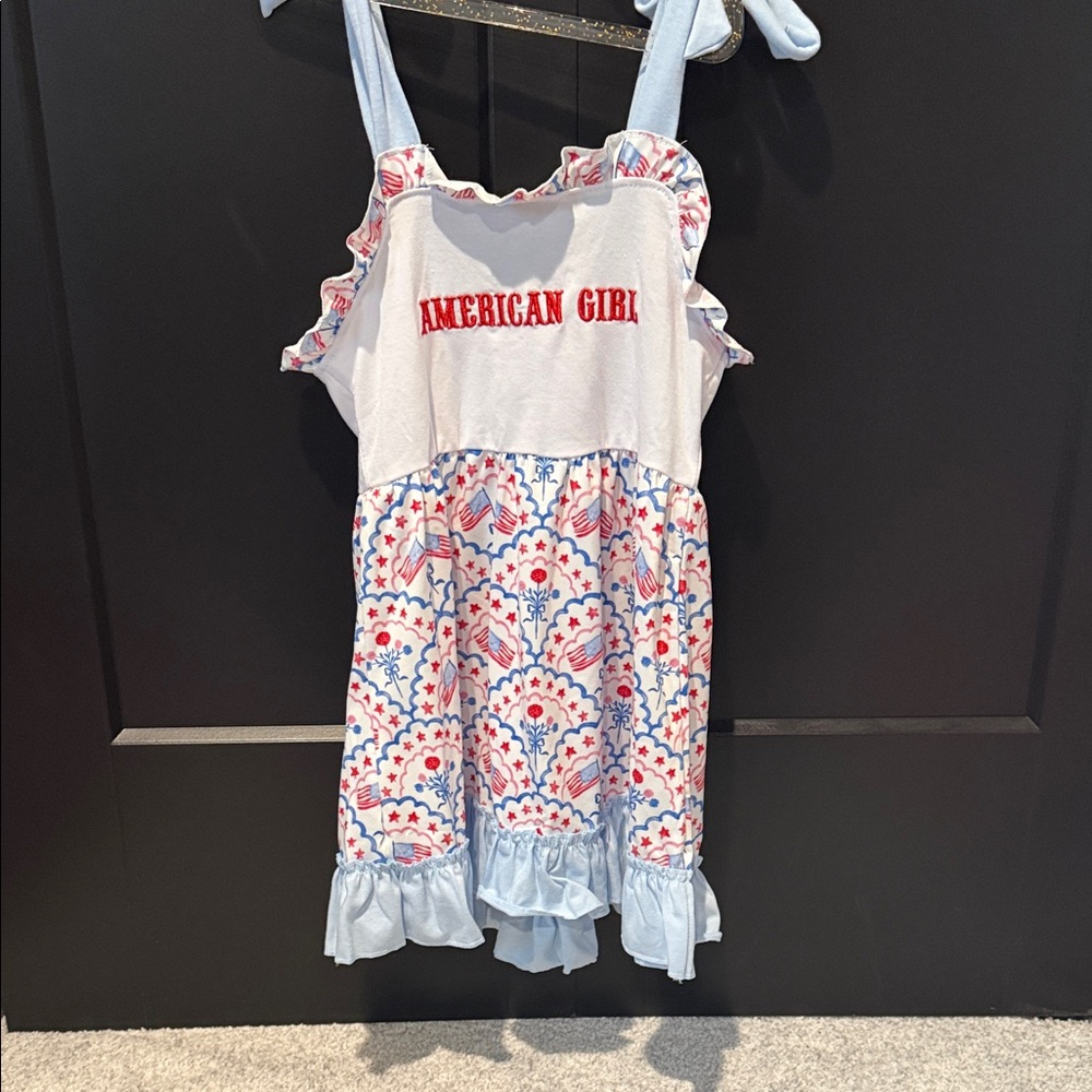 American Girl Blue and White Kids Dress
